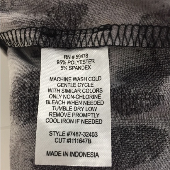 NWT Black & Grey Animal Print One Shoulder Dress - Picture 4 of 8